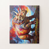 Puzzle Mosaïque Dinosaure Enfants (Vertical)