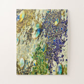 Puzzle Mosaïque espagnole bleue verte (Vertical)