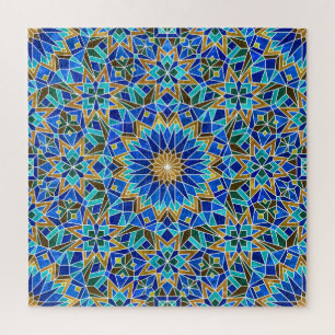 Puzzle Mosaïque marocaine : Design arabe sans fil