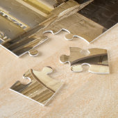 Puzzle Moscou. Hiver. sculpture de lions. (Côté)