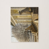 Puzzle Moscou. Hiver. sculpture de lions. (Vertical)