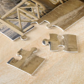 Puzzle Moscou. Hiver. sculpture de lions. (Côté)