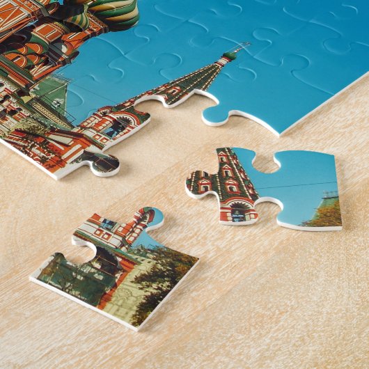 Puzzle Moscou Kremlin Moskva architecture paysagère (Côté)