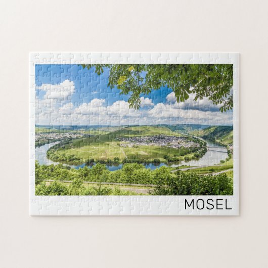 Puzzle Moselle Loop Trittenheim Panorama Allemagne Souven (Horizontal)