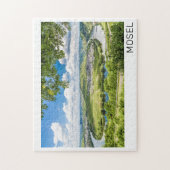 Puzzle Moselle Loop Trittenheim Panorama Allemagne Souven (Vertical)