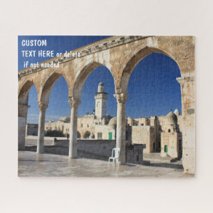 Puzzle Mosquée Al-Aqsa, Jérusalem, option de message pe