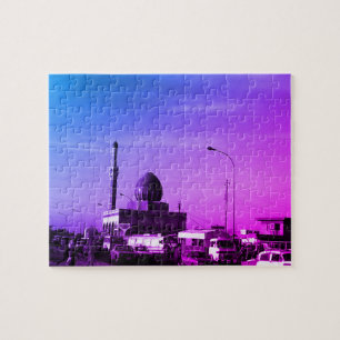 Puzzle Mosquée Buniya Bagdad Irak vintage