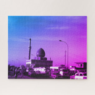 Puzzle Mosquée Buniya de Bagdad en Irak vintage