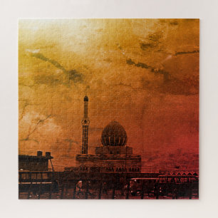 Puzzle Mosquée Buniya de Bagdad en Irak vintage