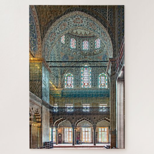 Puzzle Mosquée d'Ahmed de sultan. Conception intérieure (Vertical)