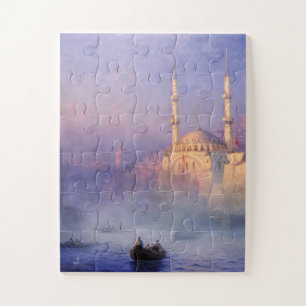 Puzzle Mosquée Fine Art Grande Pièce Facile à Saisir Acce