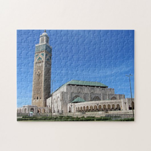 Puzzle Mosquée Hasan II à Casablanca, Maroc. (Horizontal)
