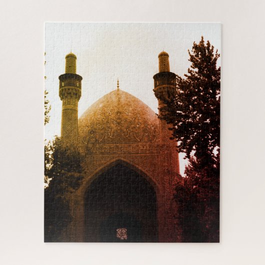 Puzzle Mosquée royale d'Iran vintage Ispahan (Vertical)