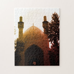 Puzzle Mosquée royale d'Ispahan en Iran vintage