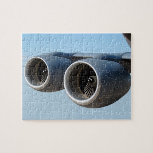 Puzzle Moteurs à réaction doubles dans un ciel bleu (Horizontal)