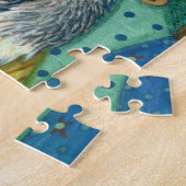 PUZZLE MOTHER CAT & KITTEN, PATCHWORK QUILTS, PINCUSHION (Côté)