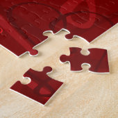 Puzzle Motif à coeur rouge (Côté)