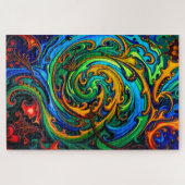 Puzzle Motif Abstrait avec torons (Horizontal)