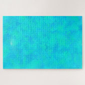 Puzzle Motif Abstrait Bleu Turquoise (Horizontal)