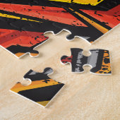 Puzzle Motif Abstrait Coloré (Côté)