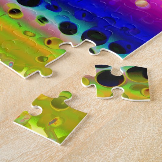 Puzzle Motif Abstrait coloré (Côté)