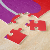 Puzzle Motif abstrait couleur vive (Côté)