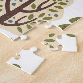 Puzzle Motif Abstrait de la forêt d'automne (Côté)