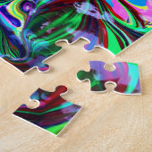 Puzzle Motif Abstrait de peinture arc-en-ciel (Côté)
