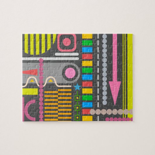 Puzzle Motif Abstrait du Panneau de configuration de la t (Horizontal)