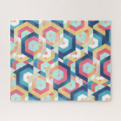 Puzzle Motif abstrait géométrique moderne (Horizontal)