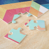 Puzzle Motif abstrait géométrique moderne (Côté)