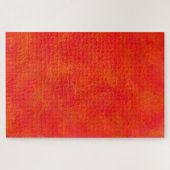 Puzzle Motif abstrait orange rouge (Horizontal)
