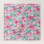 Puzzle Motif Abstrait Pastel Pink (Horizontal)