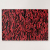Puzzle Motif Abstrait Rouge Noir (Horizontal)