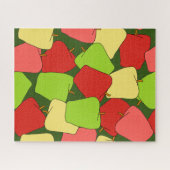 Puzzle Motif Apple Jumble (Horizontal)