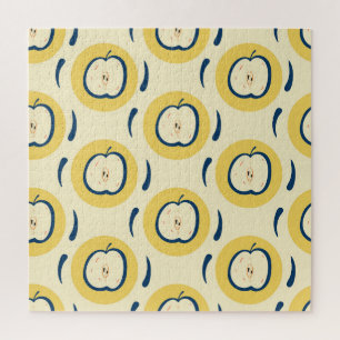 Puzzle Motif Apple vintage : Papier peint classique