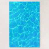 Puzzle Motif Aqua Avec Réflexion Vagues (Vertical)