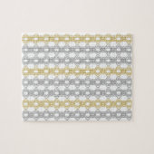 Puzzle Motif argent et or (Horizontal)