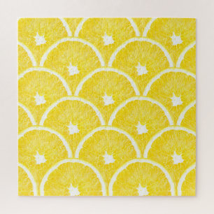 Puzzle Motif Arrière - plan de pâte orange vibrant