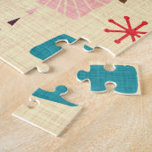 Puzzle motif atomique des années 1950 (Côté)