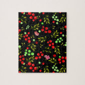 Puzzle Motif Berries (Vertical)