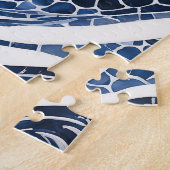 Puzzle Motif blanc bleu 15 (Côté)