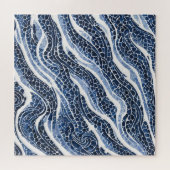 Puzzle Motif blanc bleu 15 (Horizontal)