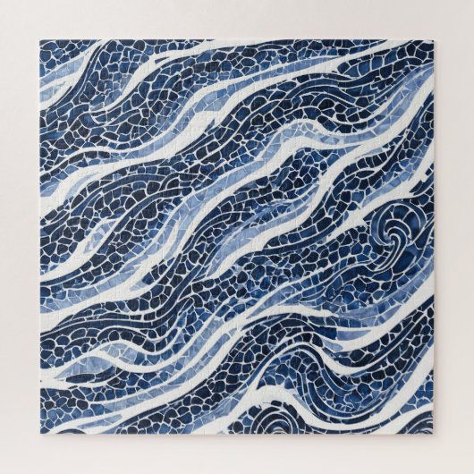 Puzzle Motif blanc bleu 15 (Vertical)