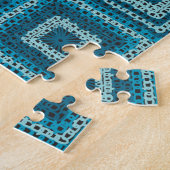 Puzzle Motif Carré Blue Granny (Côté)