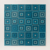 Puzzle Motif Carré Blue Granny (Horizontal)