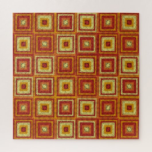 Puzzle Motif Carré Granny (Vertical)