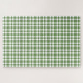 Puzzle Motif carreaux vert blanc (Horizontal)
