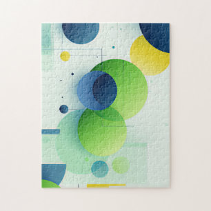 Puzzle Motif Cercles géométriques