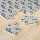 Puzzle Motif Champagne Paisley (Côté)